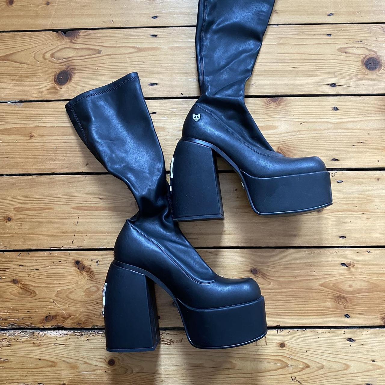 nakedwolfe black spice boots - so fun and so hot I... - Depop