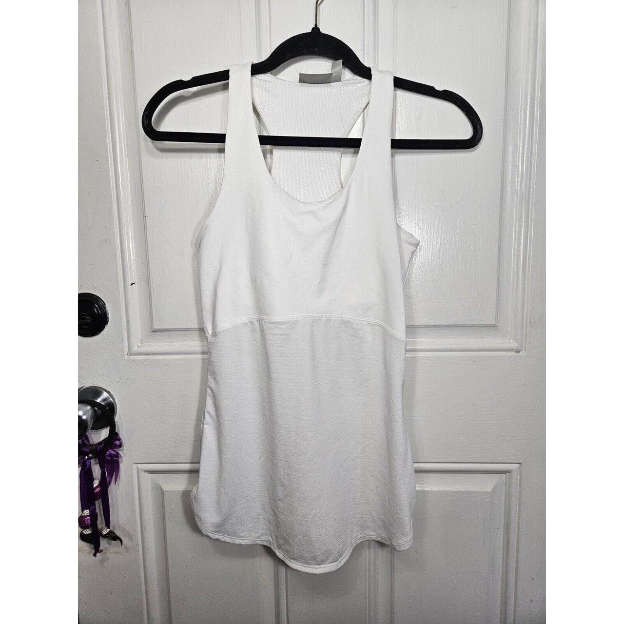 Athleta girl: White full length tank top, built in - Depop