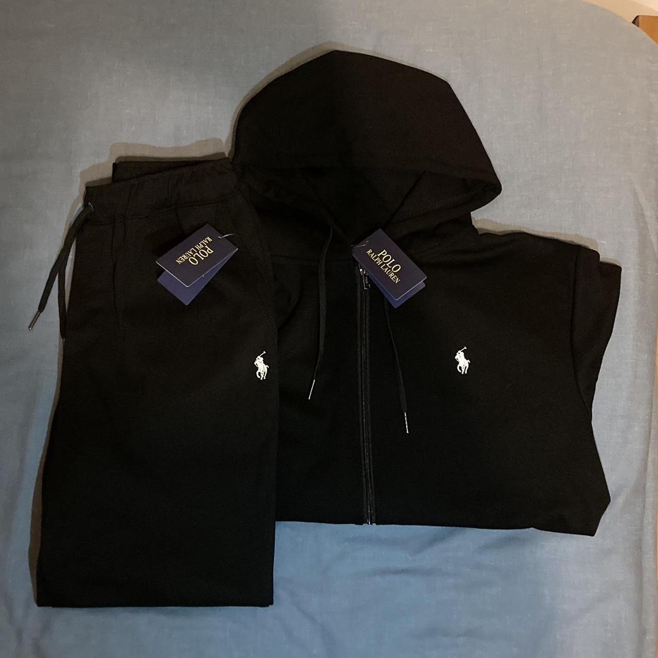 Polo Ralph Lauren Double Knit Tracksuit (Hoodie and... - Depop