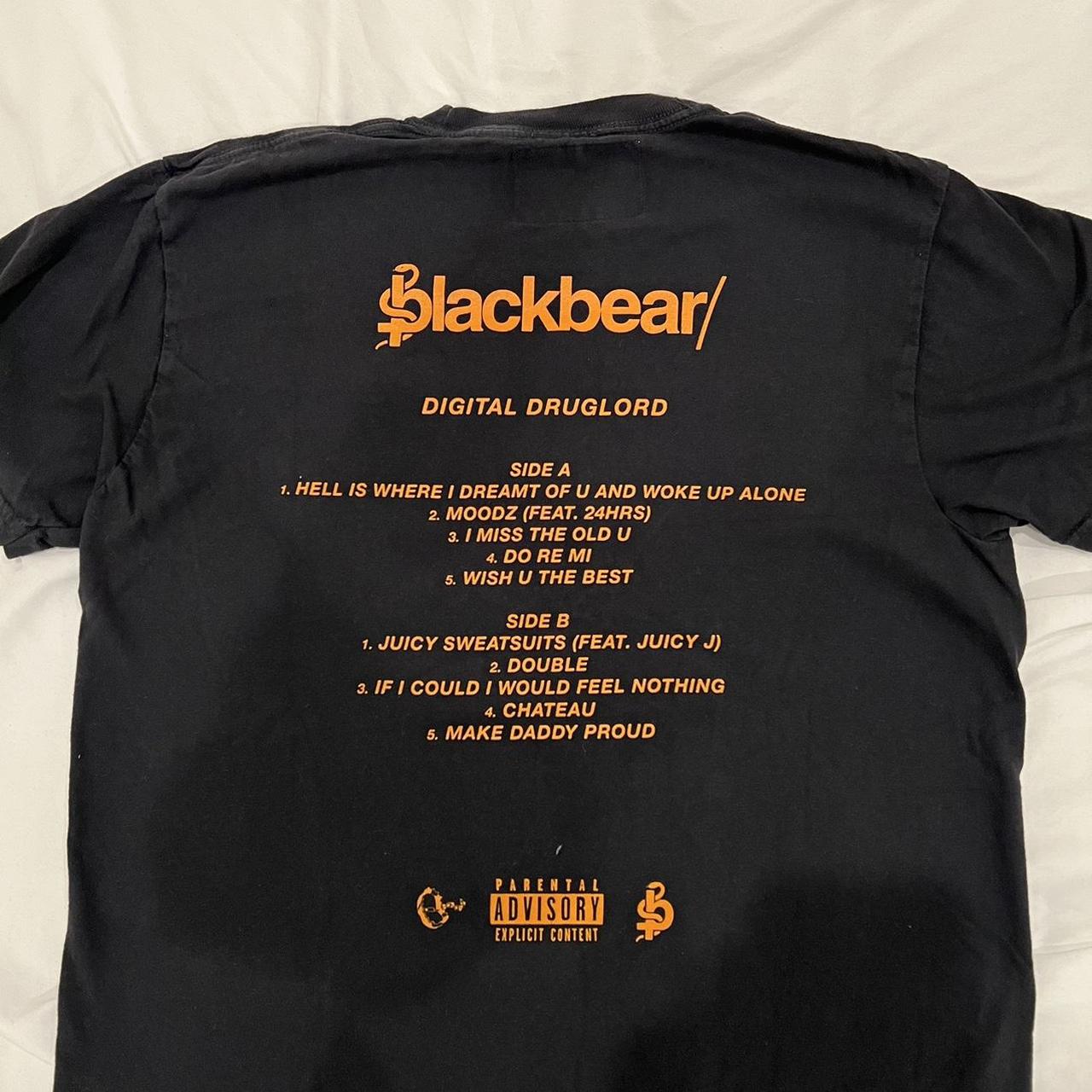 blackbear tie dye shirt