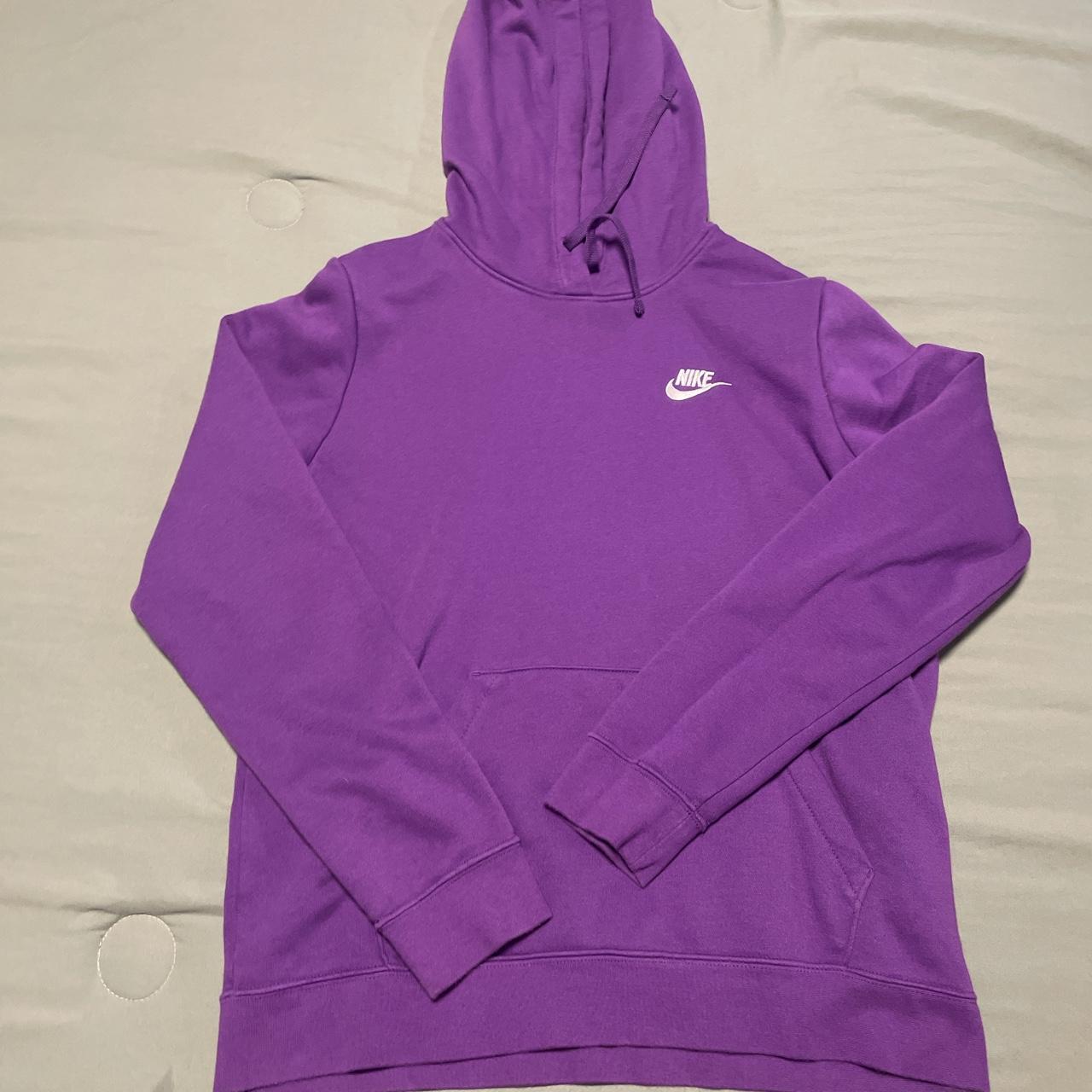 ladies purple nike hoodie