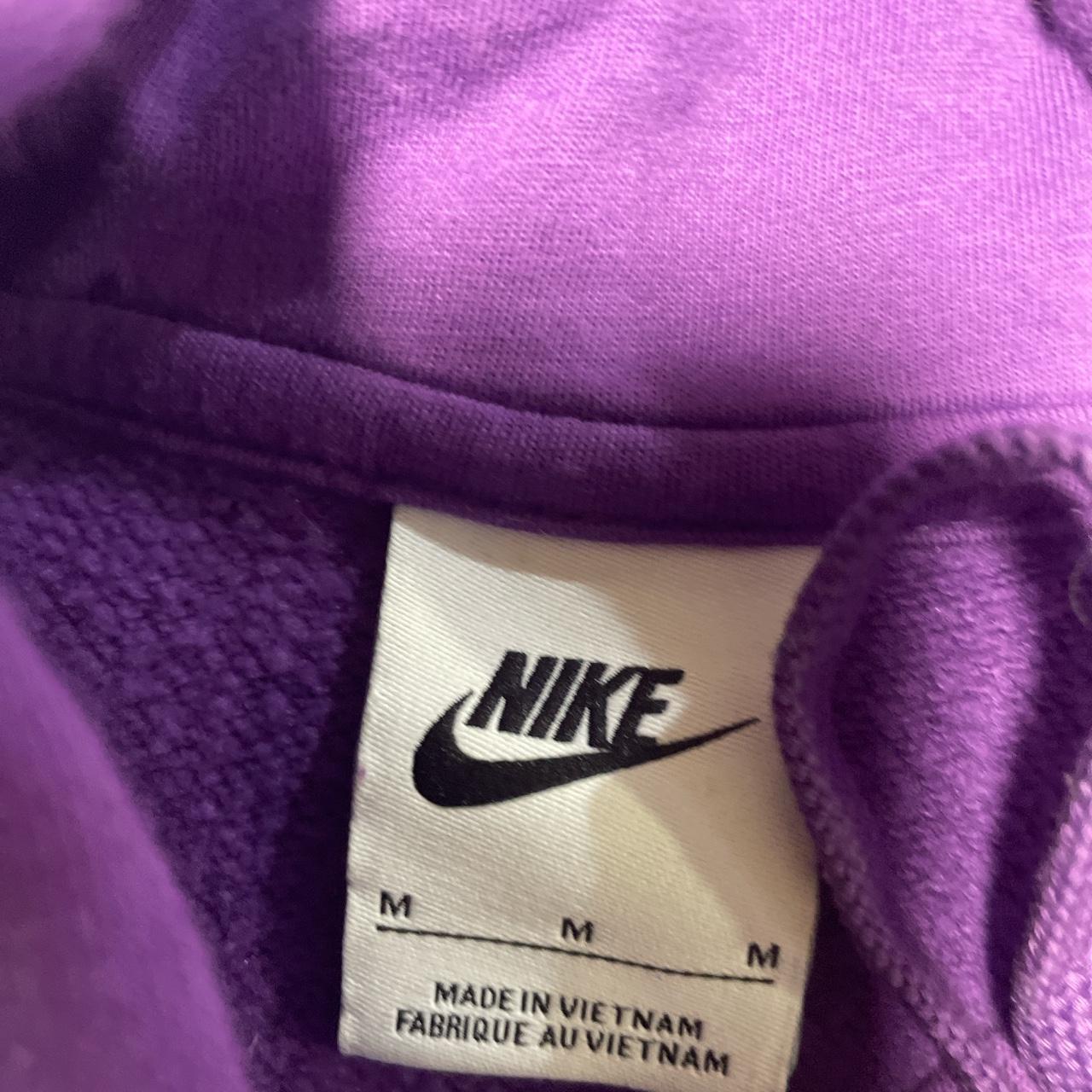ladies purple nike hoodie