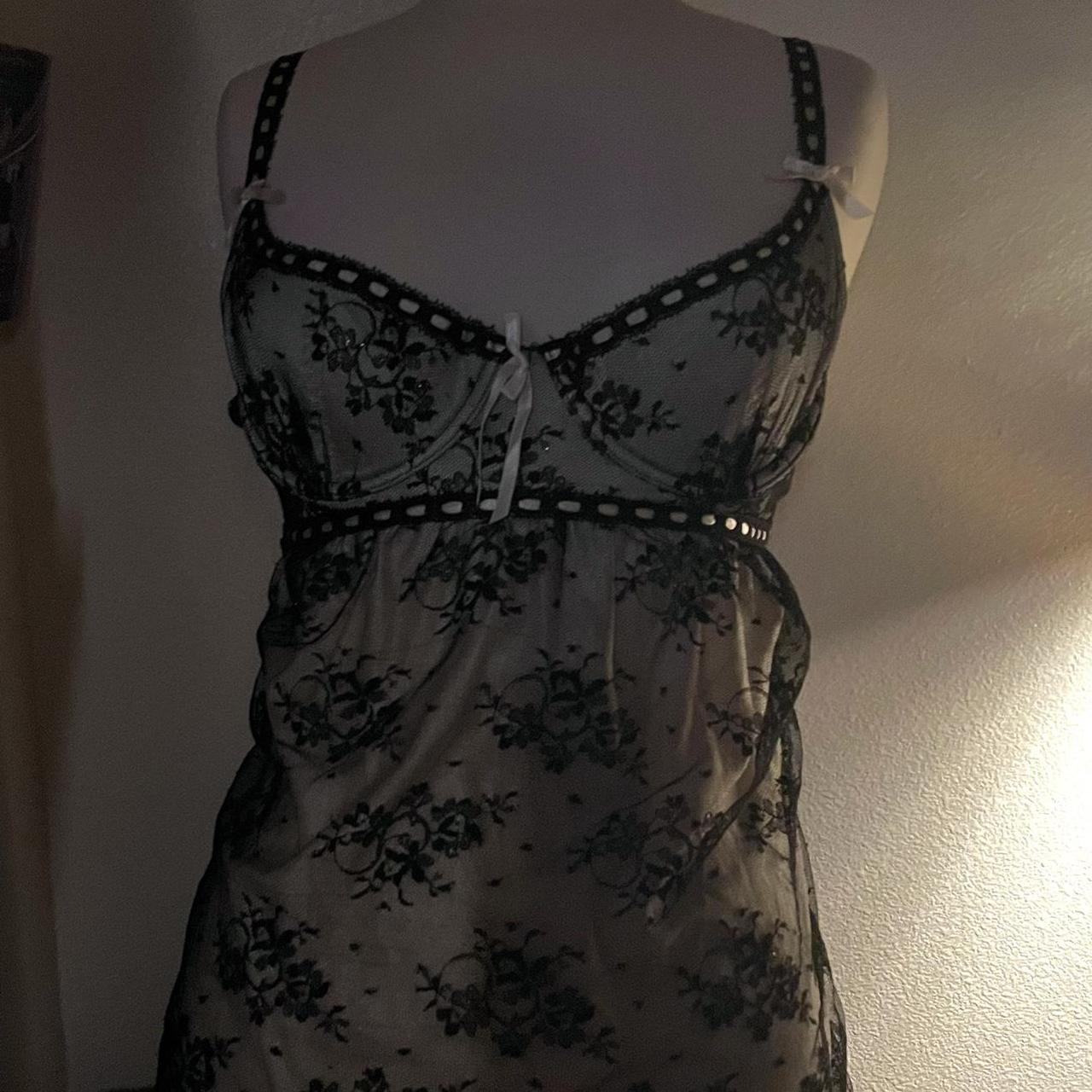 Very Fabulous Sophie B. Lingerie Dress!! Black And... - Depop