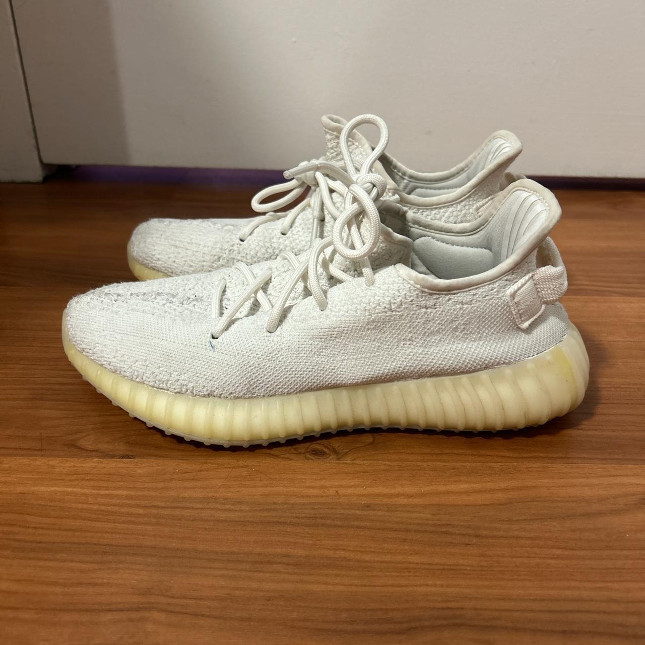 Yeezy 350 White. Worn a few times. - Depop