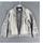 Saturdays nyc women's preloved grey and cream minimalist casual gorpcore jacket