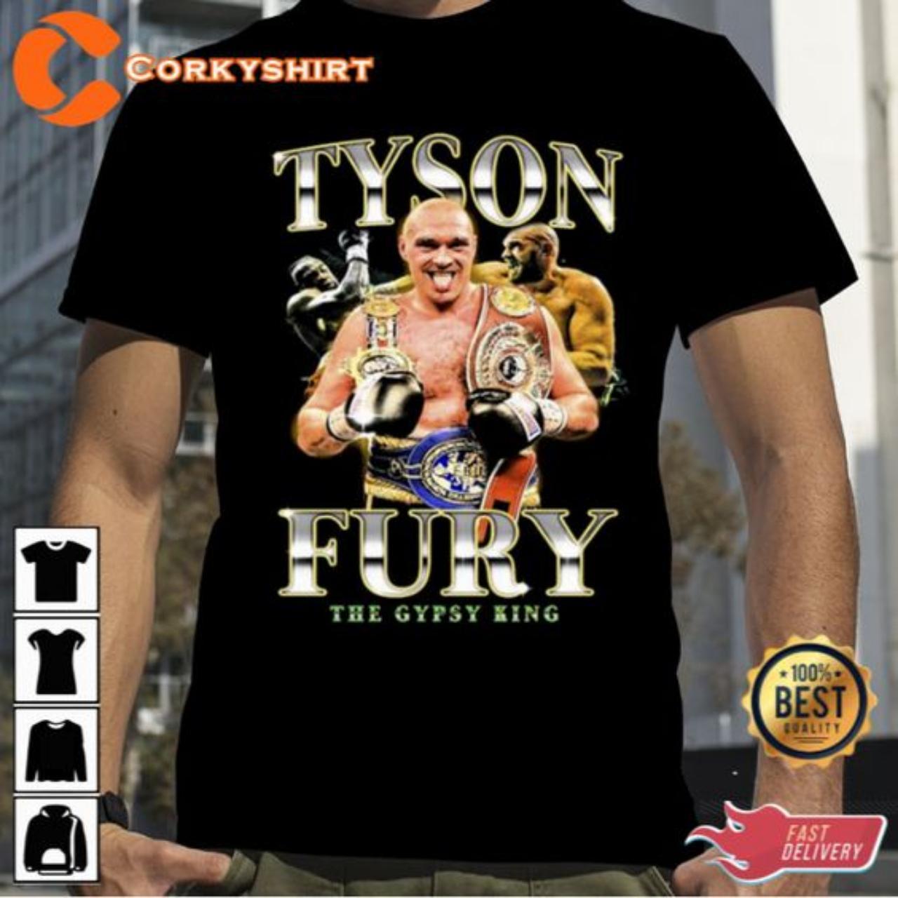 Tyson Fury The Gypsy King Shirt #vintage... - Depop