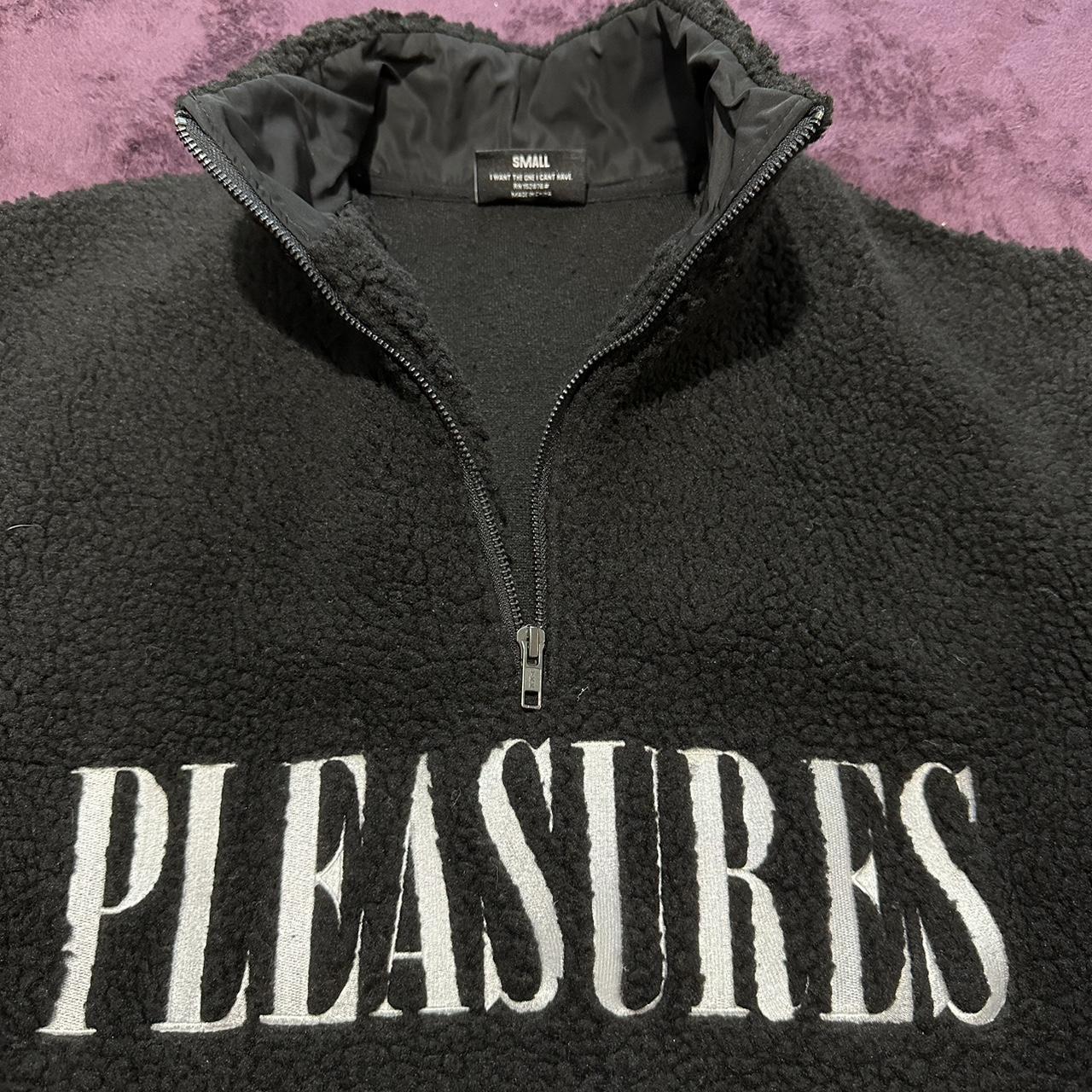 Pleasures Men's Black and White Coat (2)