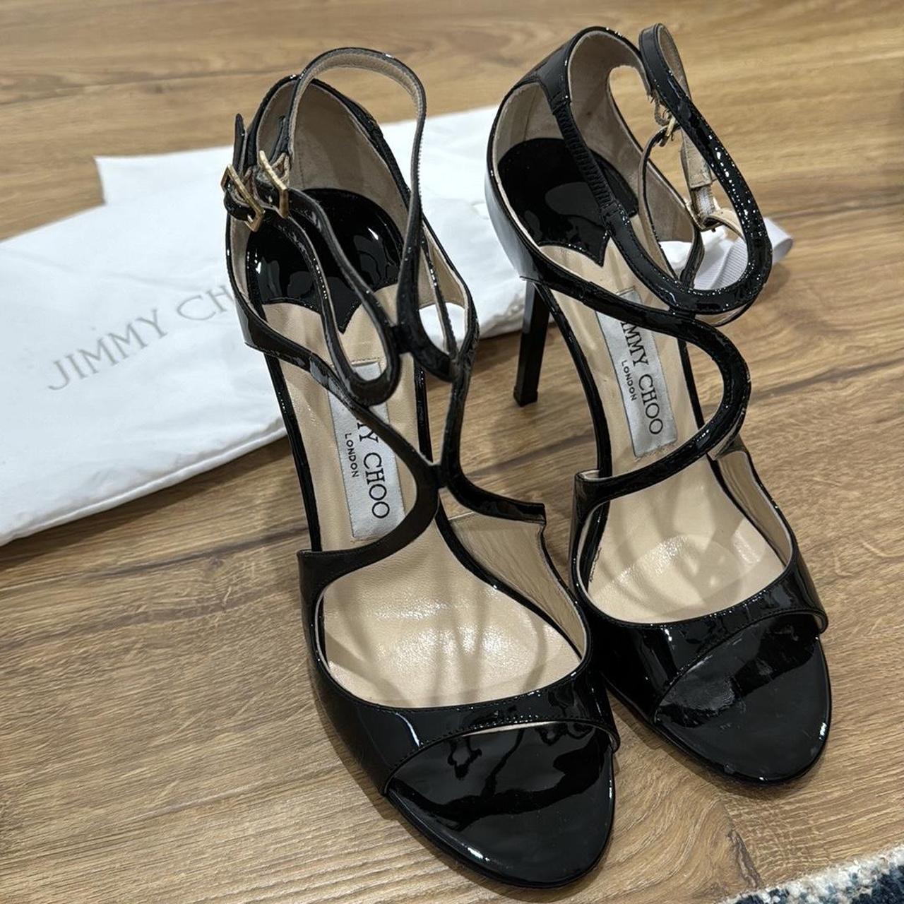 Jimmy Choo 2024 Black Patent Pumps 38