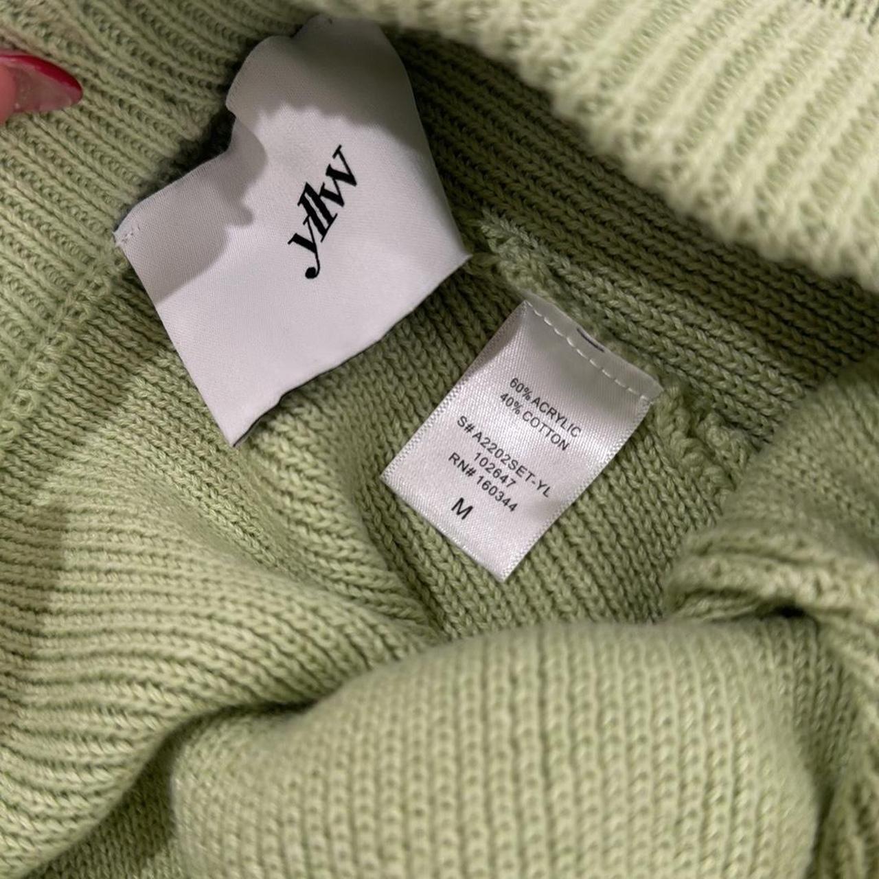 Taurus Knit Pant Set — Pea Green