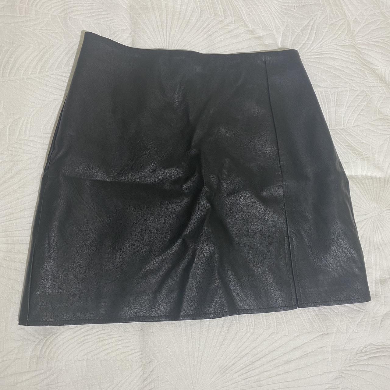 Leather skirt outlet dotti