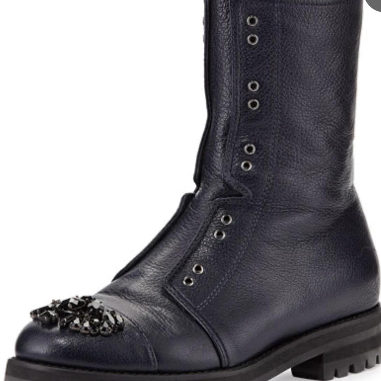 Jimmy choo best sale combat boots