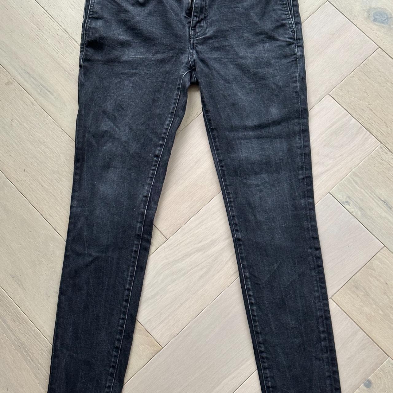 YSL Saint Laurent Used Black Skinny Jeans - Size... - Depop