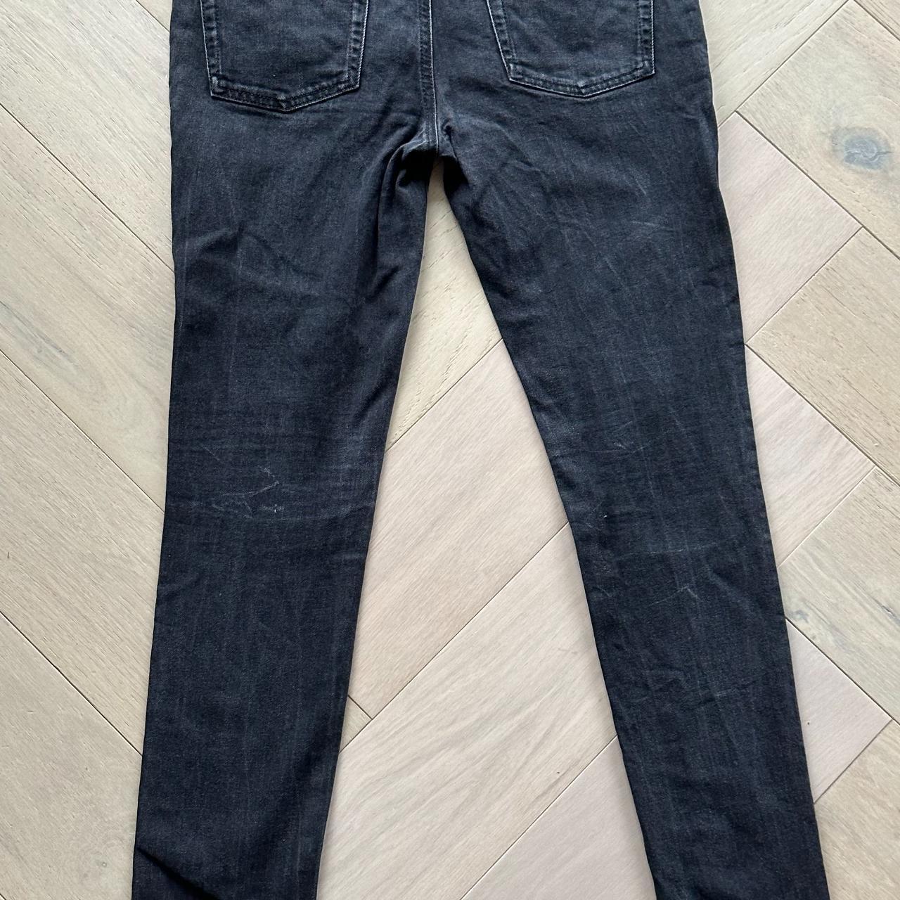 YSL Saint Laurent Used Black Skinny Jeans - Size... - Depop