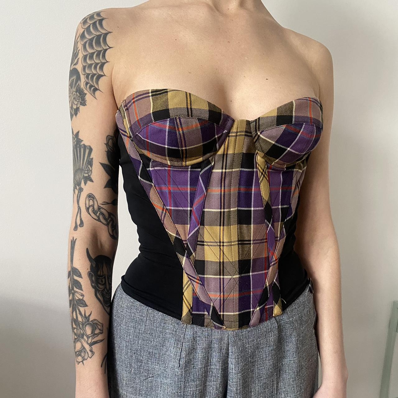 By.DYLN Corset Purple Small Worn 1x #bydyln - Depop