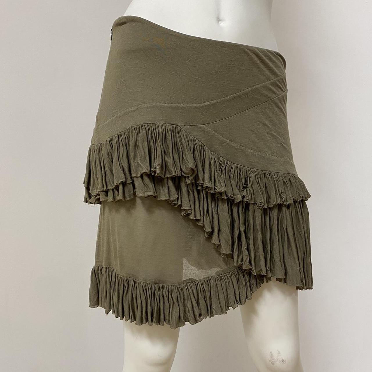 ALTUZARRA Jersey tiered mini skirt Size small Depop