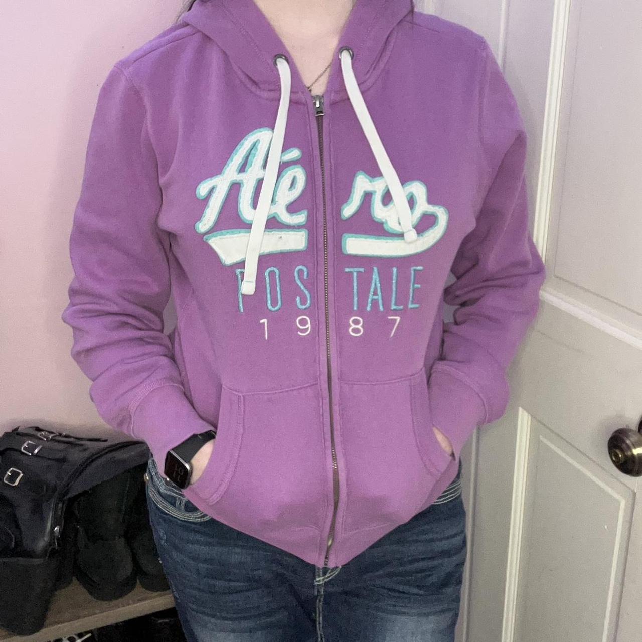 Purple aeropostale online hoodie