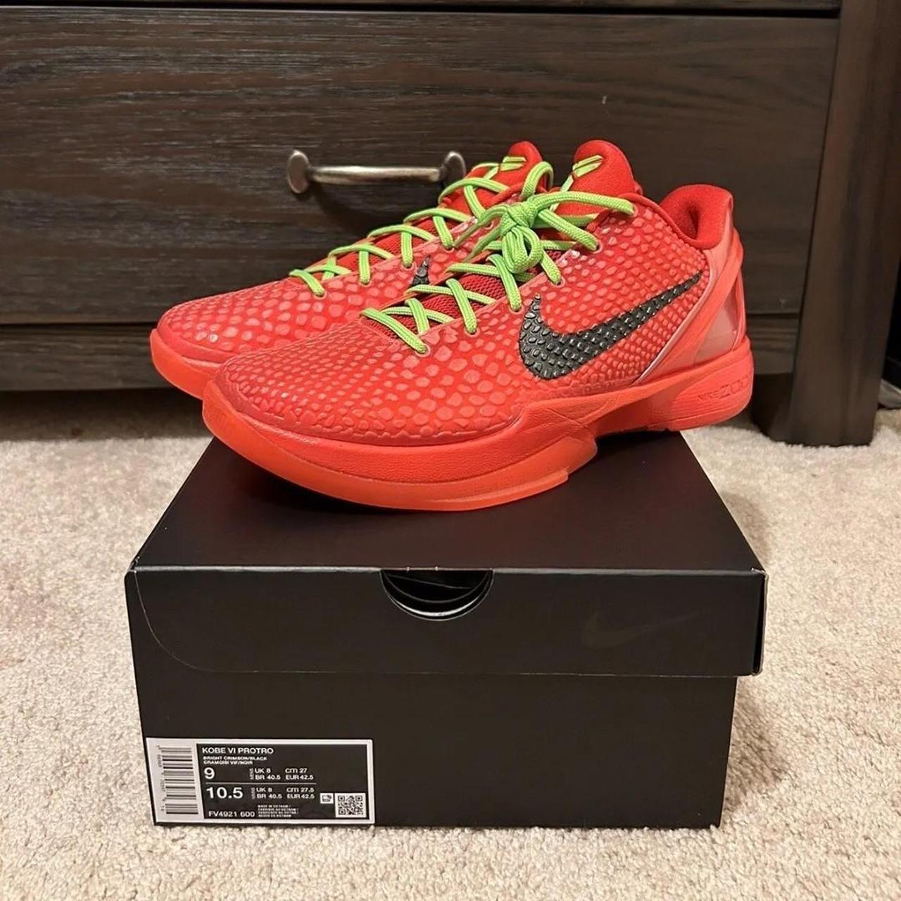 Kobe 6 Protro Reverse Grinch Size Brand New $100... - Depop