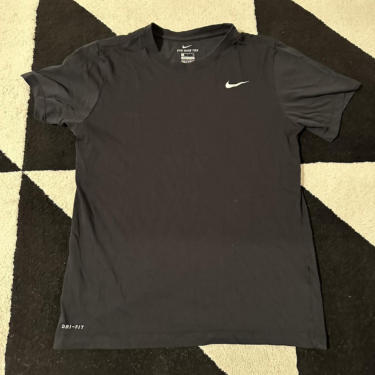 Nike dri fit black t shirt size S DM before... - Depop