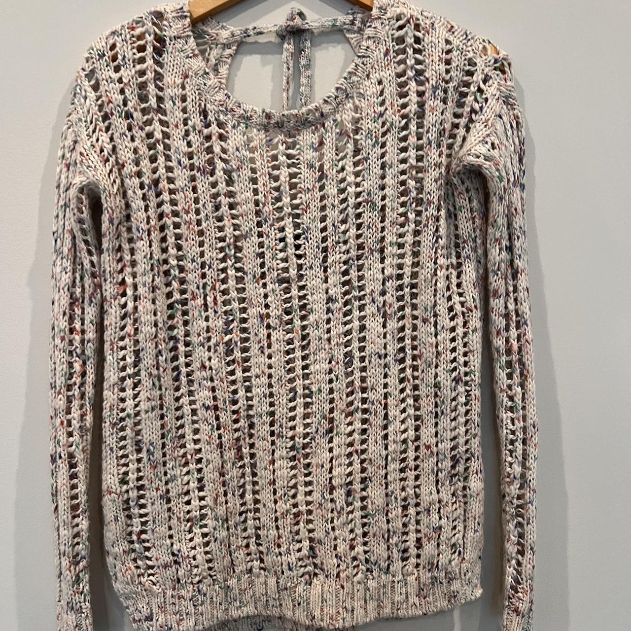 American Eagle Open Knit Sweater Size XS - Depop