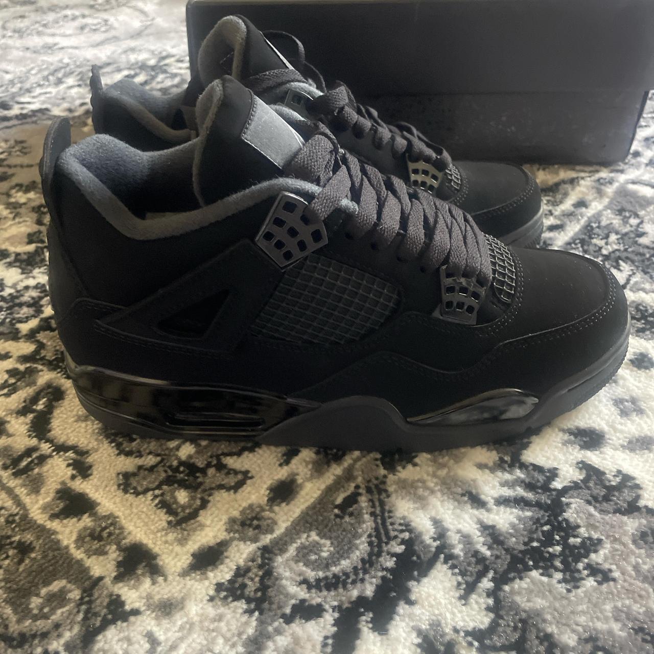 black cats jordan 4 gs