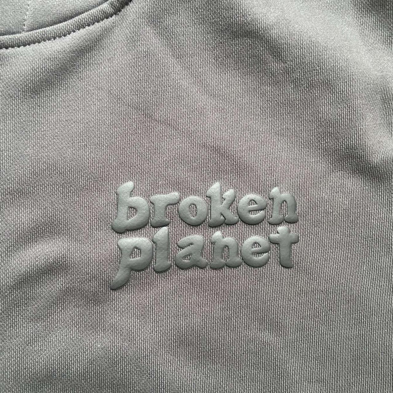 Broken planet spider zip up hoodie Size small... - Depop