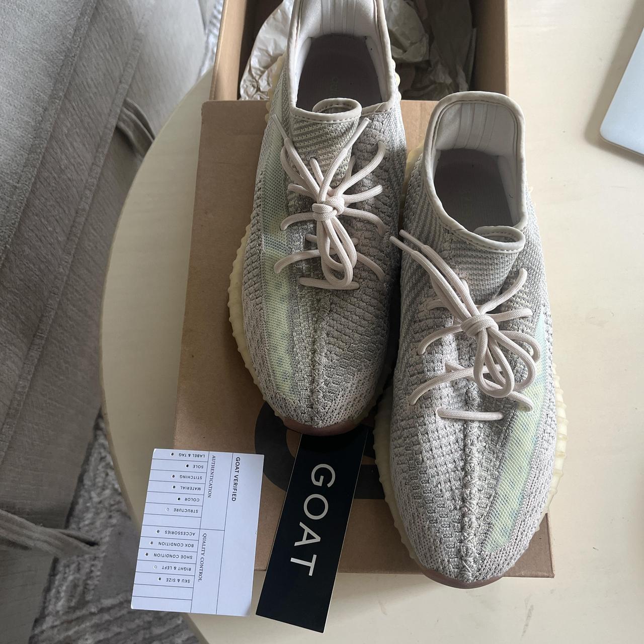 Yeezy Boost 350 V2 Citron Mens size Worn Depop