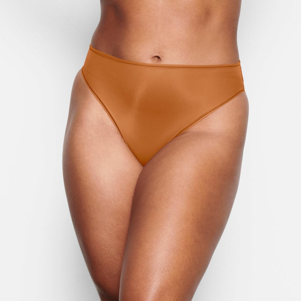 Tan Jelly Sheer Cheeky Briefs by SKIMS on Sale