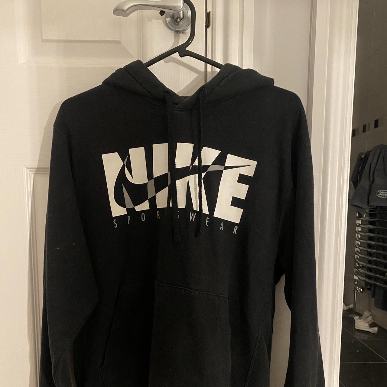 black nike hoodie small