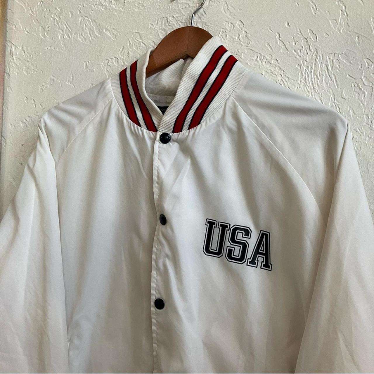 Source Unknown Men's Jacket - White/Red - XL – St… - image 2
