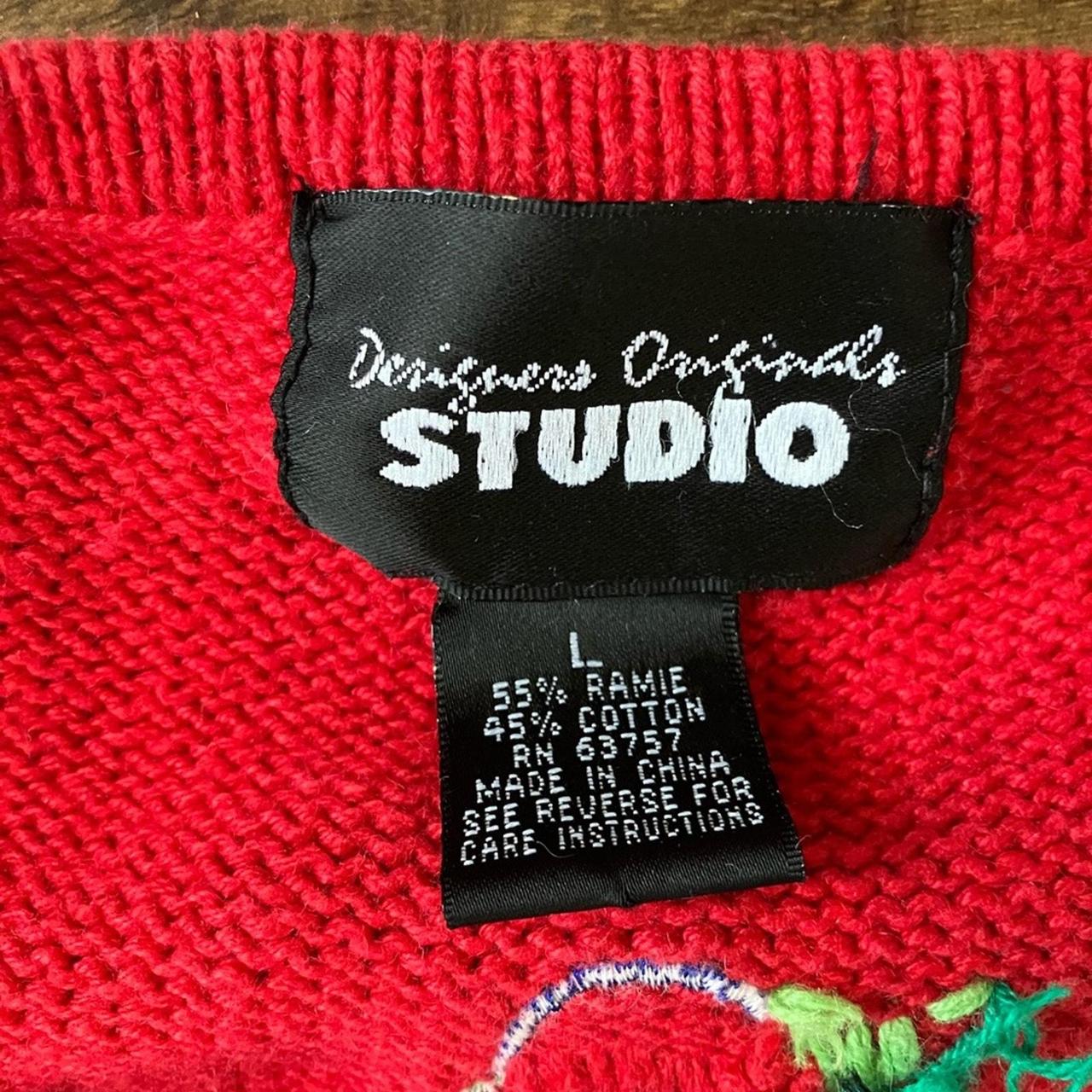 Source Unknown Women's Sweater - Red/White - L – … - image 6