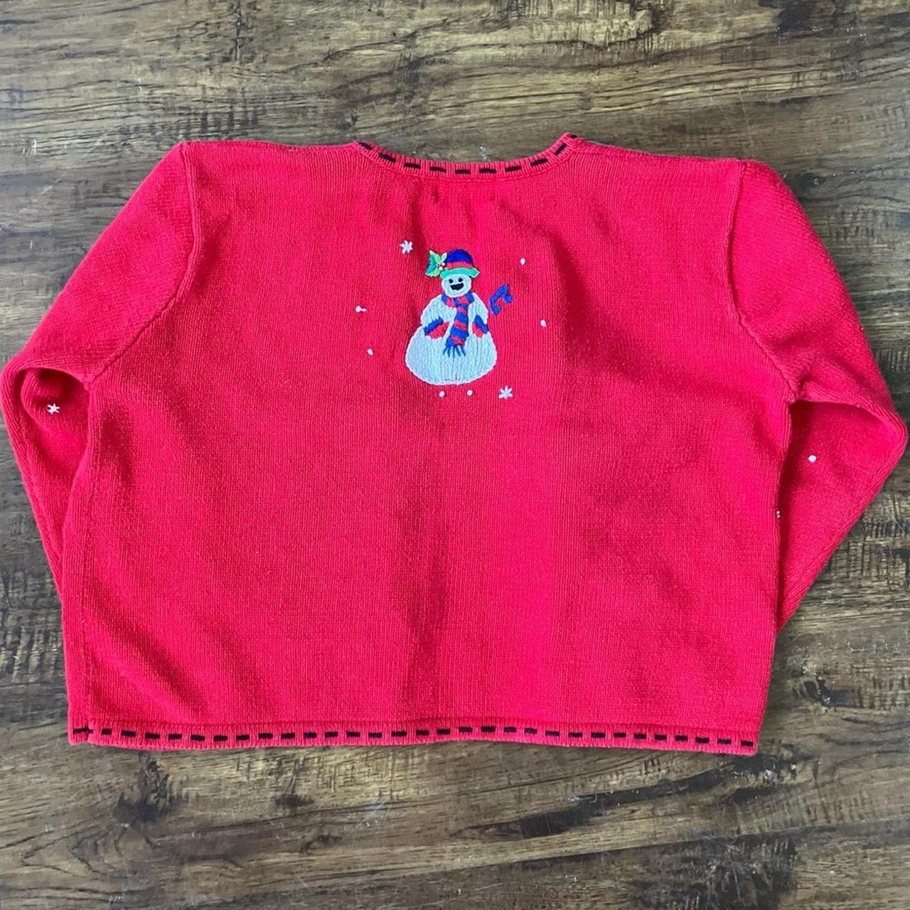 Source Unknown Women's Sweater - Red/White - L – … - image 7