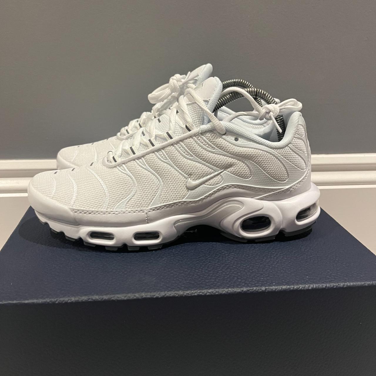 Nike TN White Size UK7.5 Brand new great condition A... - Depop