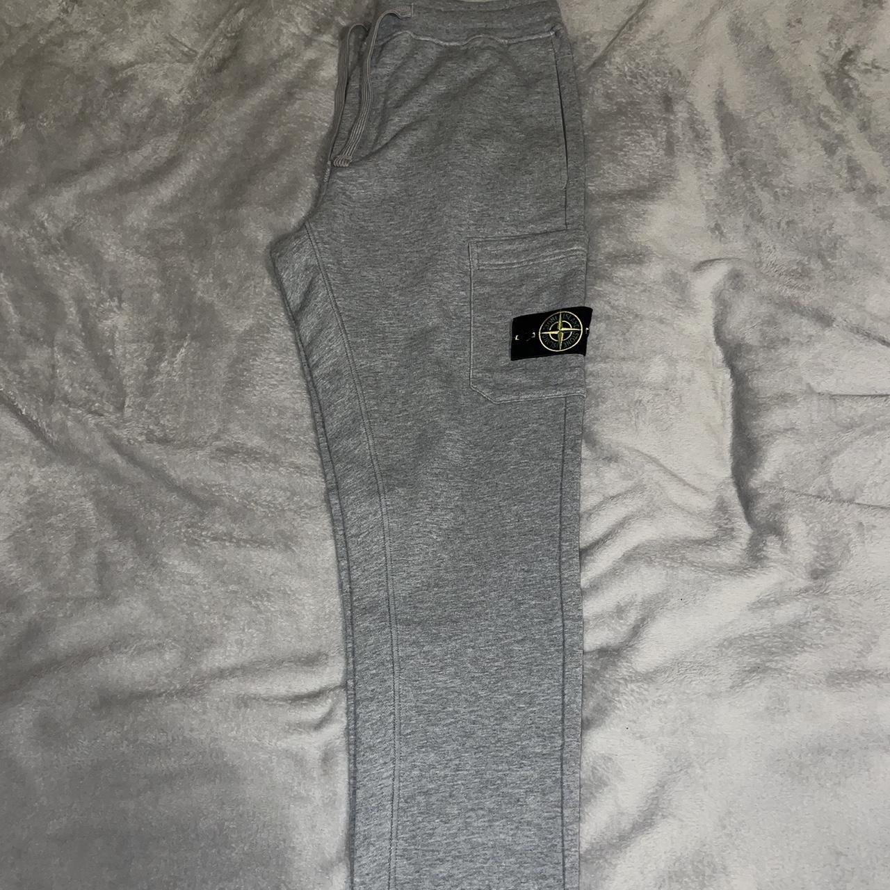 Stone Island Joggers Grey Large Waist 32” Length... - Depop