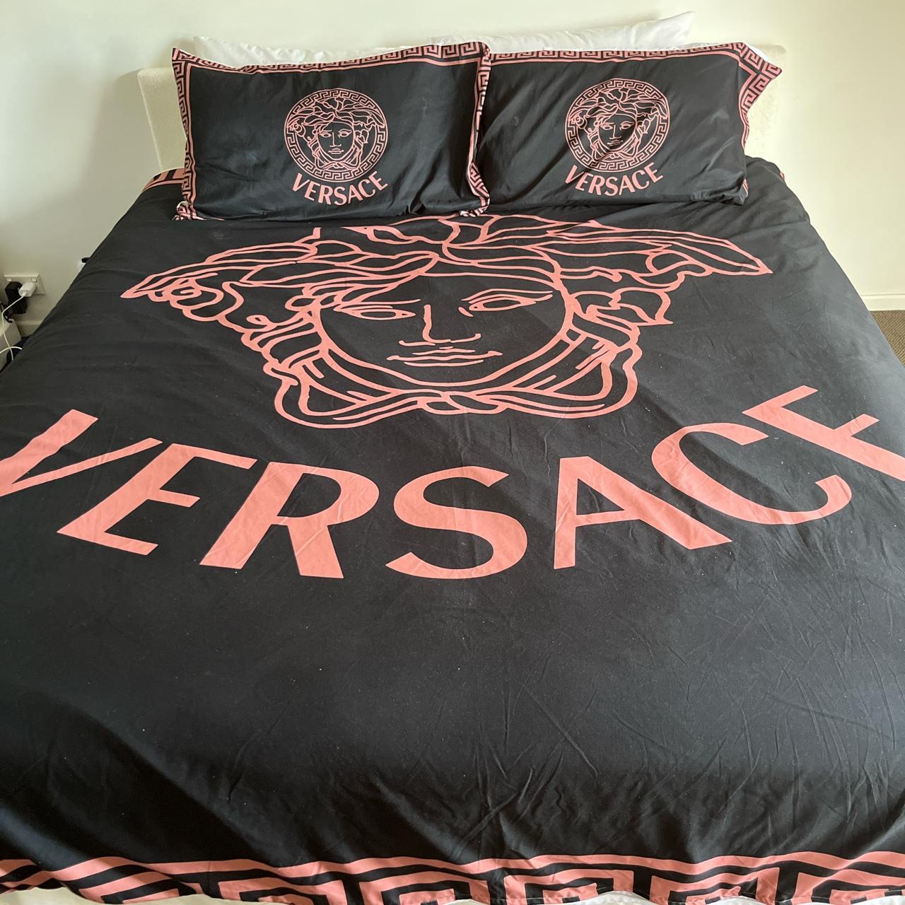 Versace bed quilt cover super king size and large... Depop
