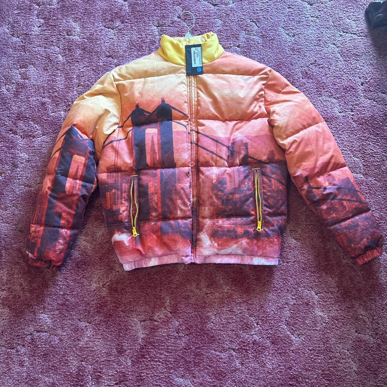 Mertra Camo Hooded Cropped Puffer Jacket Length: | Depop
