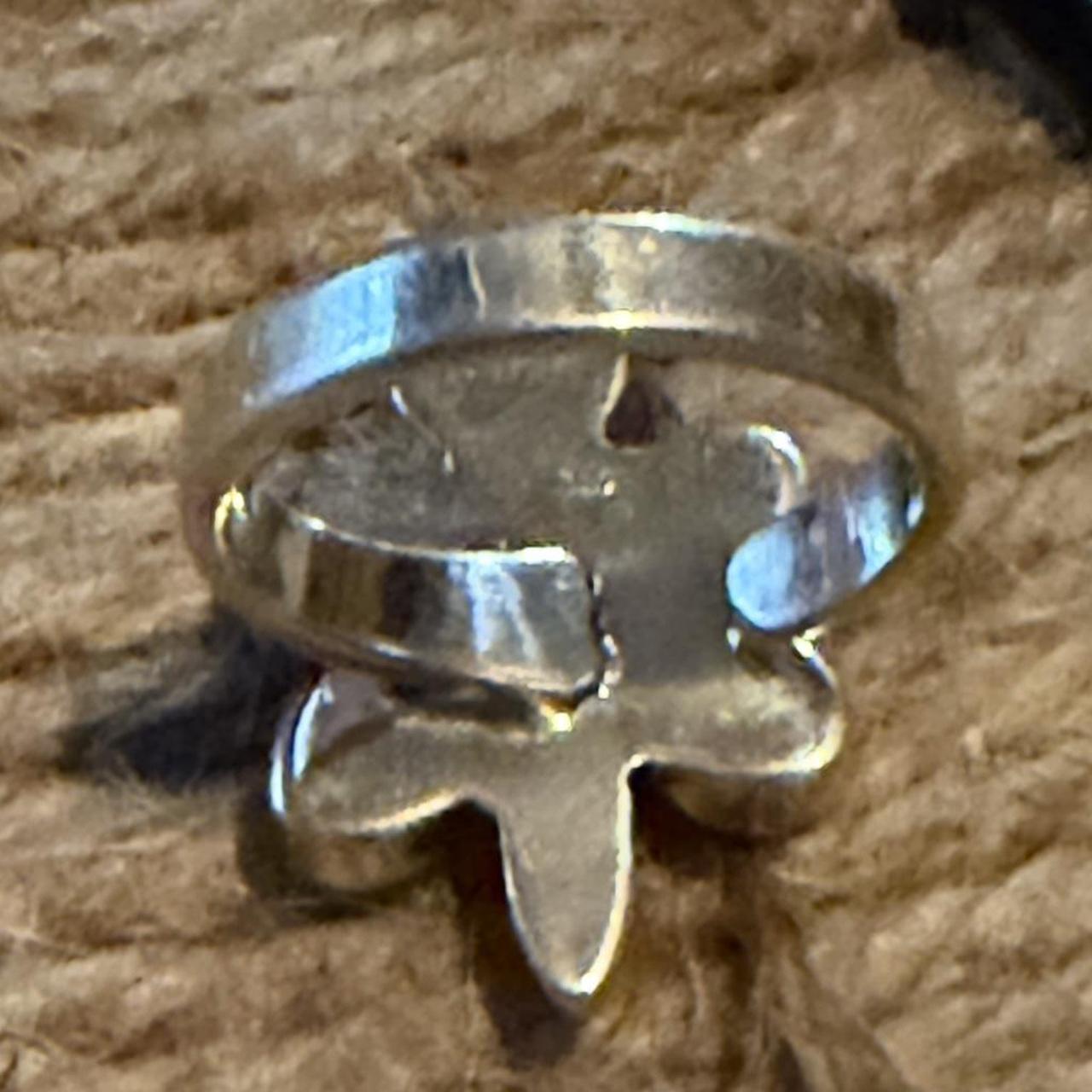 Women's Ring - Silver/Multi – Dragonfly ring with… - image 5