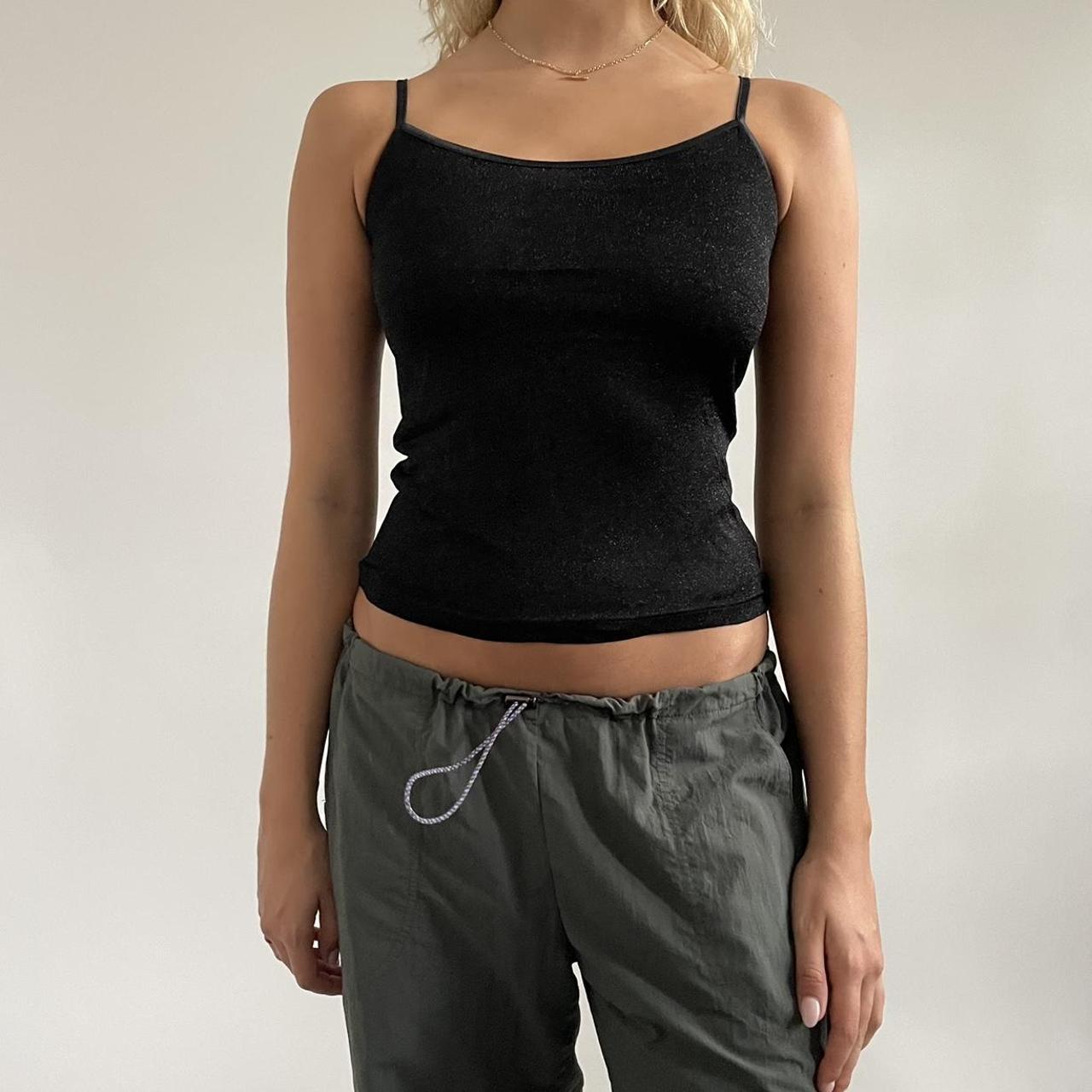 Black sparkly vest. Big 00s club wear vibes. The... Depop