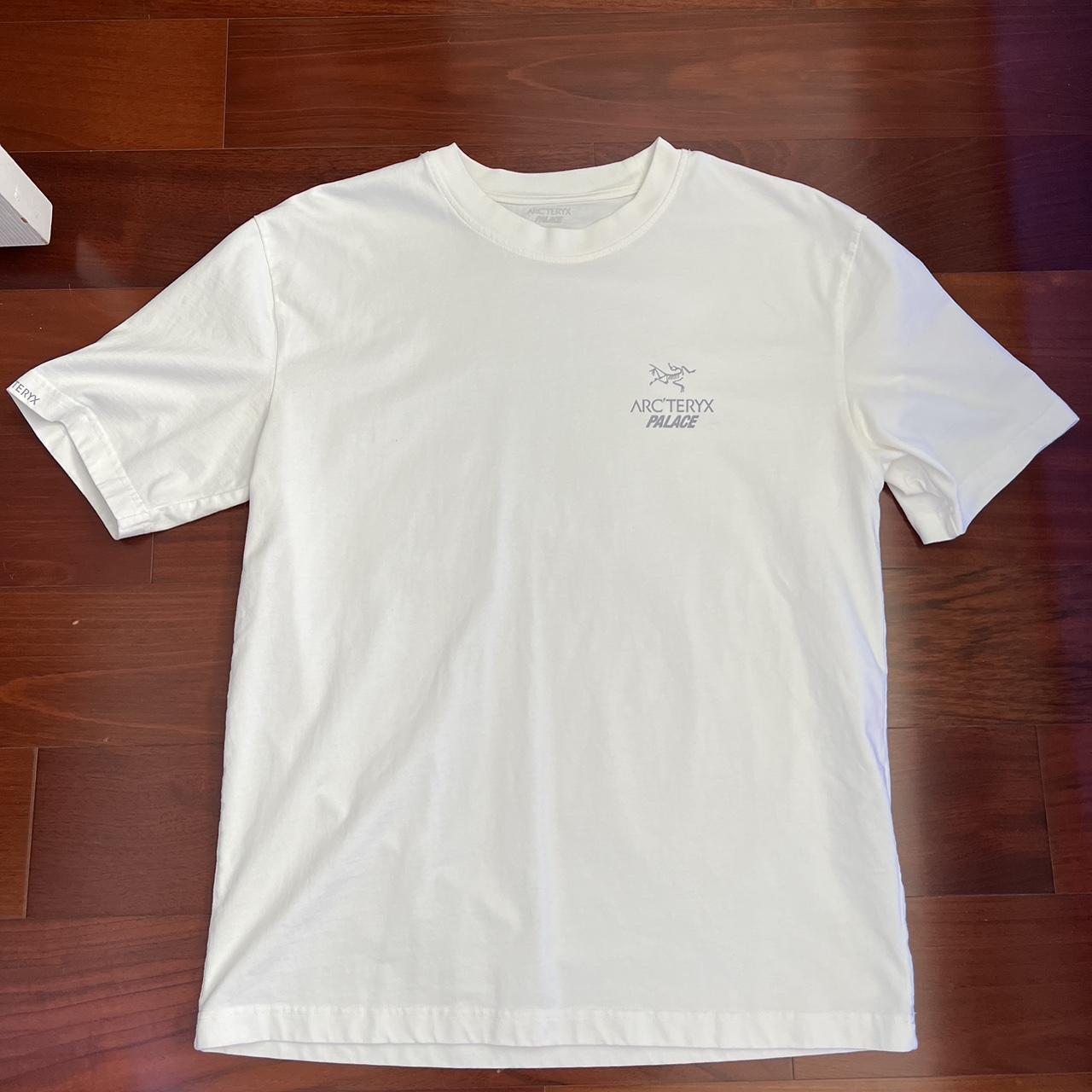 Palace Arc’teryx T-Shirt White Medium Washed, worn... - Depop