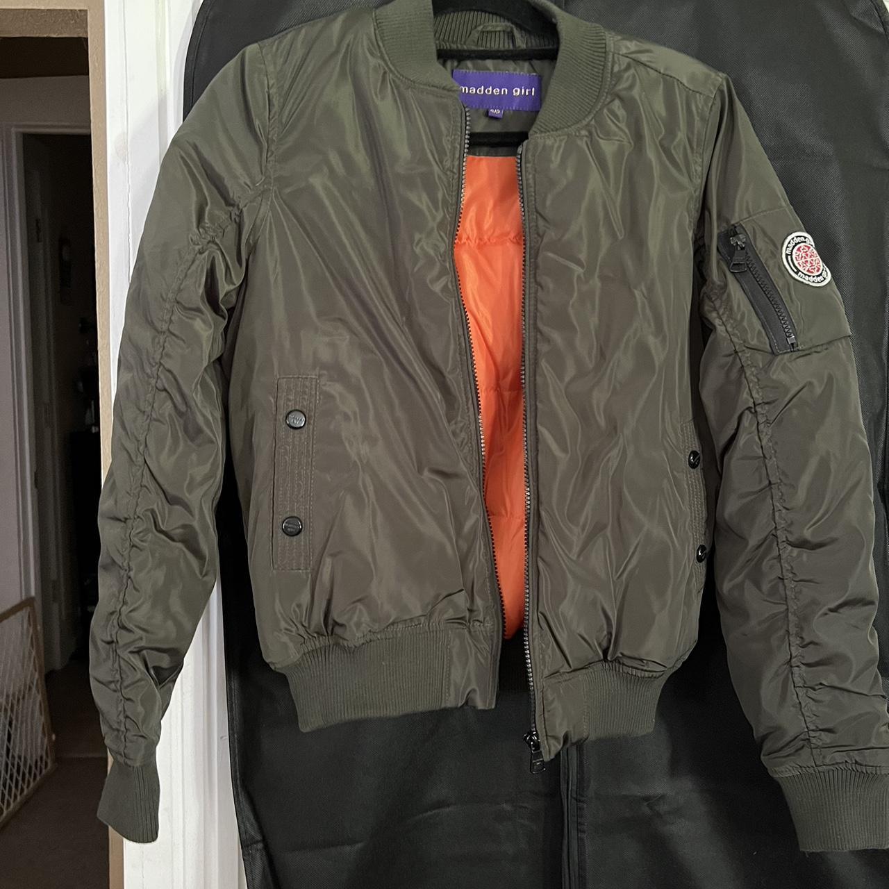 Madden girl green jacket best sale