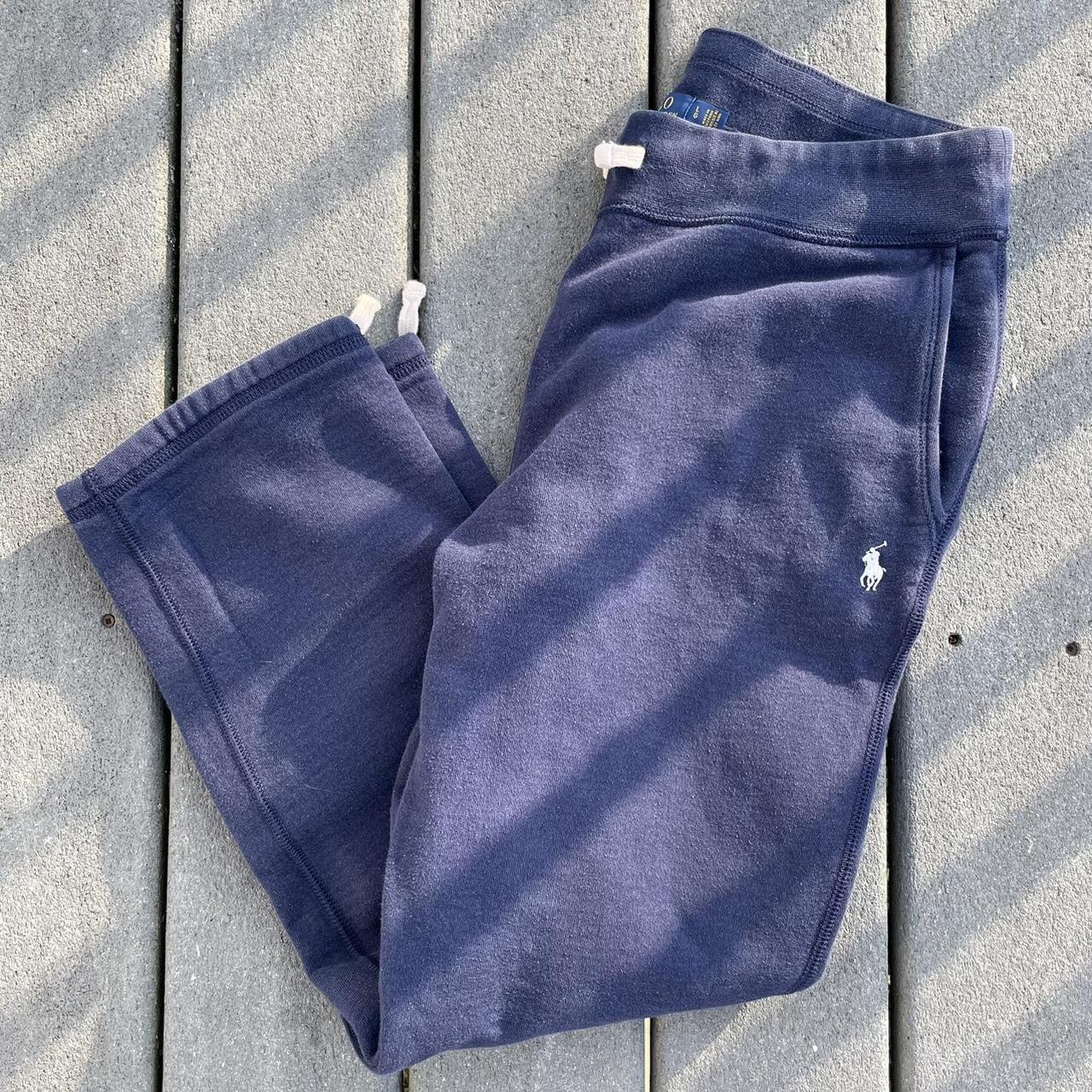 Polo Ralph Lauren navy blue joggers - Depop