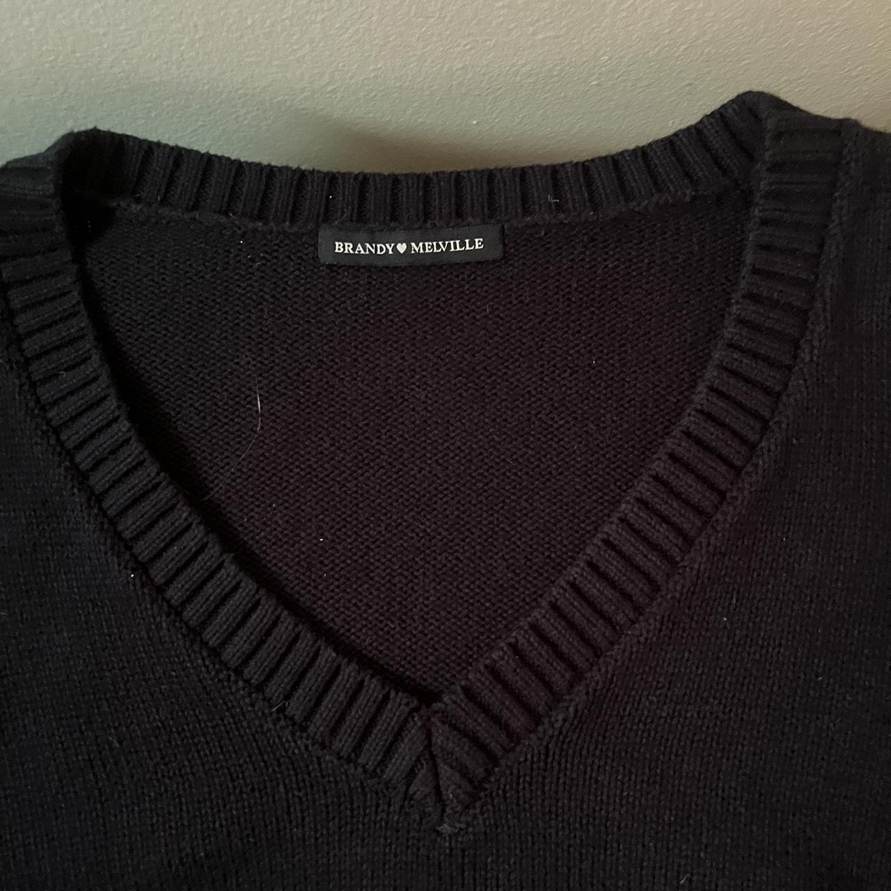 Brandy Melville V-Neck Sweater super cute but not my... - Depop