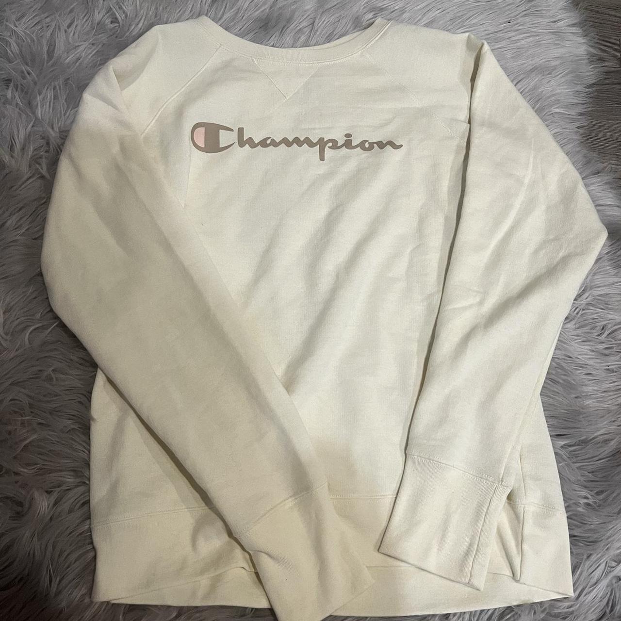 Champion Women's Cream Sweatshirt