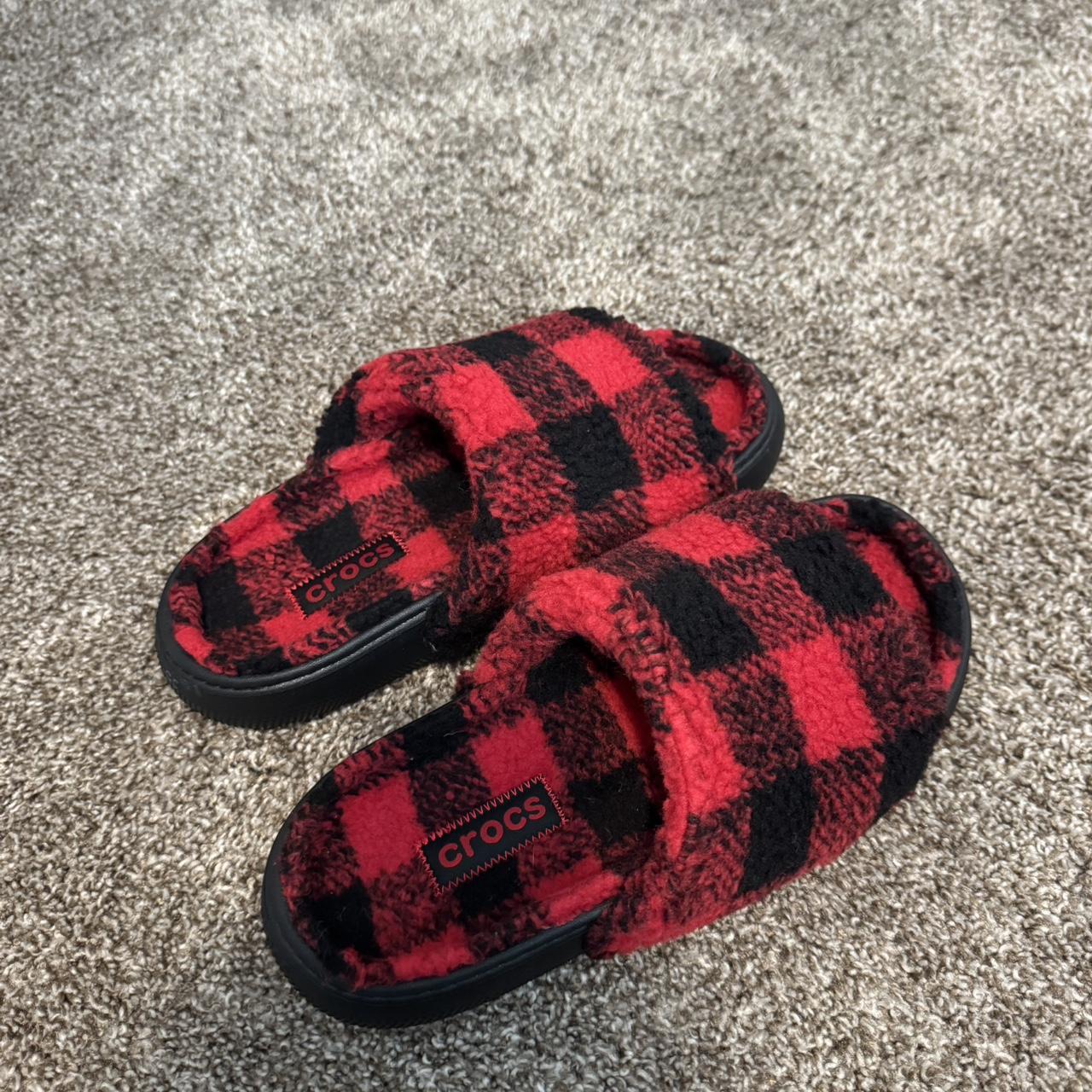 Crocs Women's Slides - Red/Multi - US 7 – Crocs r… - image 1