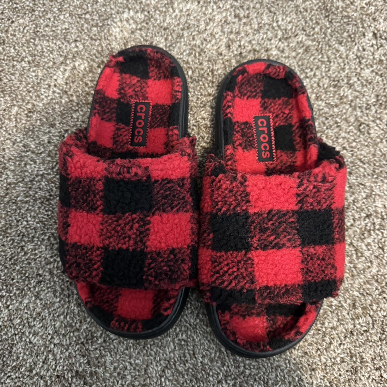 Crocs Women's Slides - Red/Multi - US 7 – Crocs r… - image 3