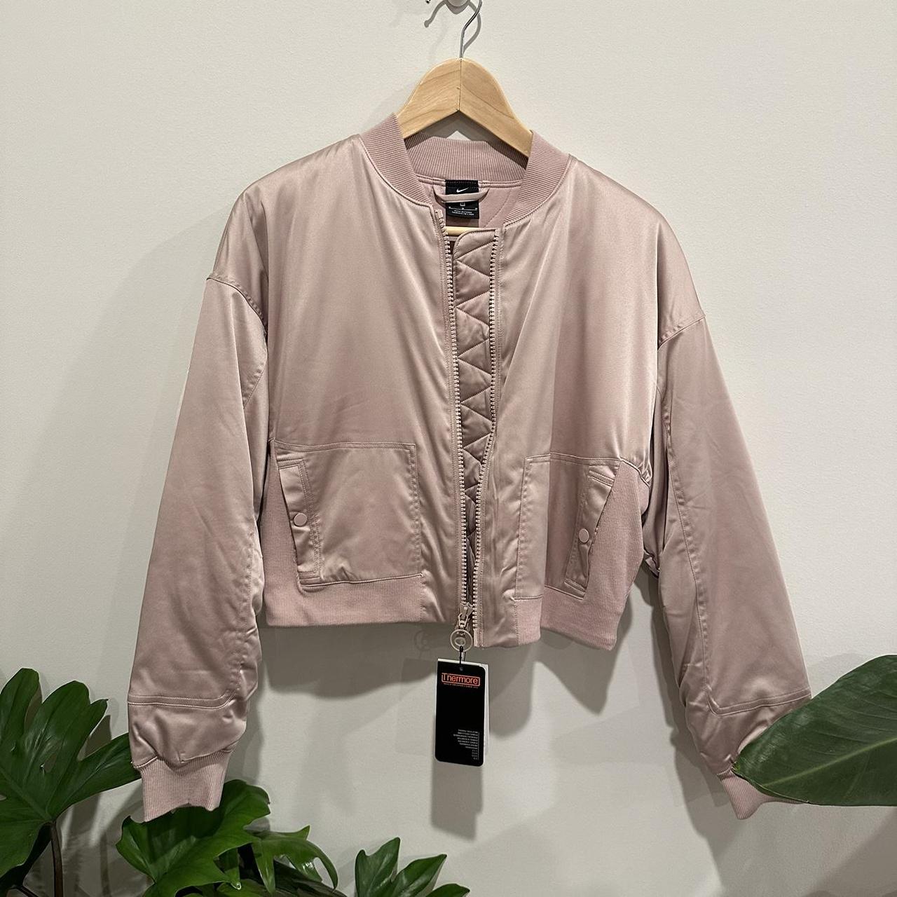 Nike women s training bomber jacket cropped fit. Depop