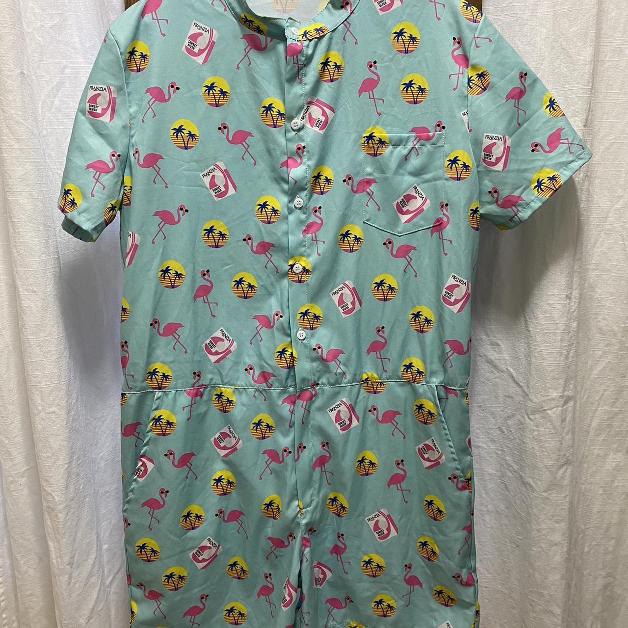 Men’s Sunset Blush Romper Brand: The Franzia... - Depop