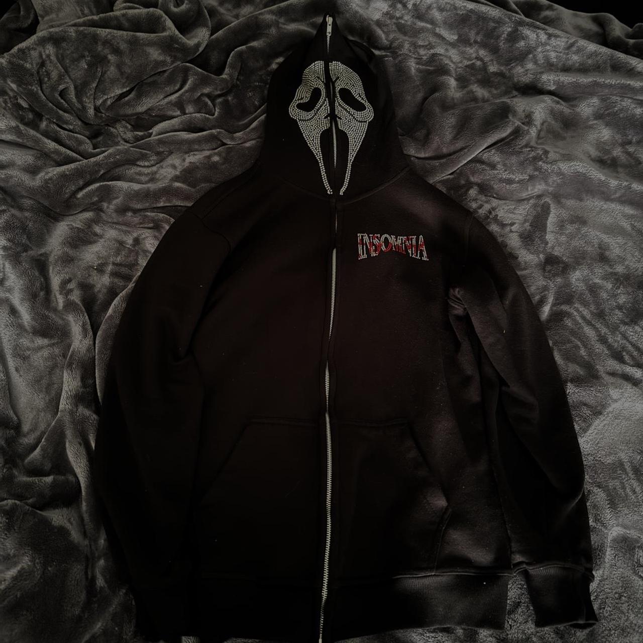 Imsomnia deals visuals zip up scream hoodie