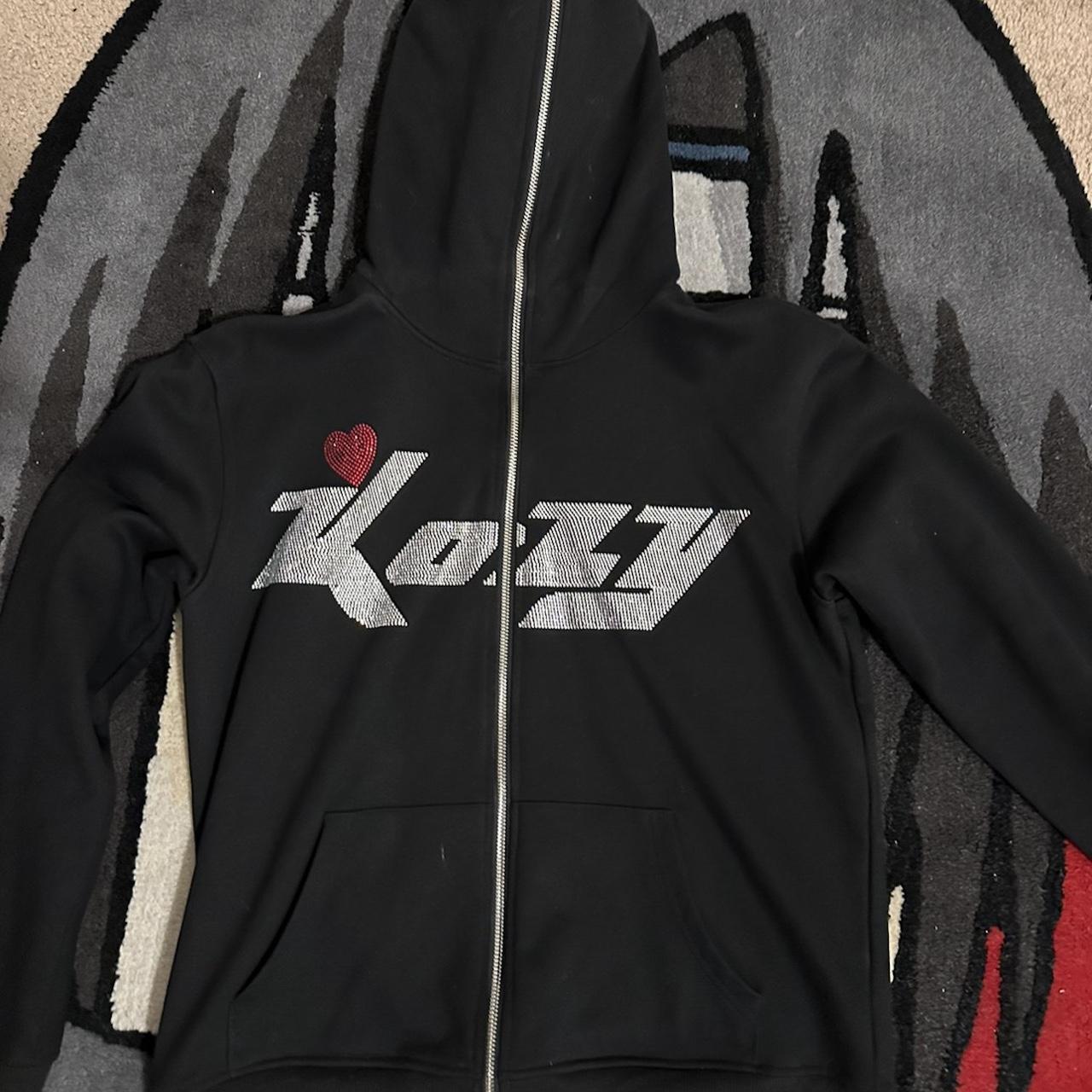 Full zip up Hoodie Kozy Hoodie SizeS Rhinestone... Depop