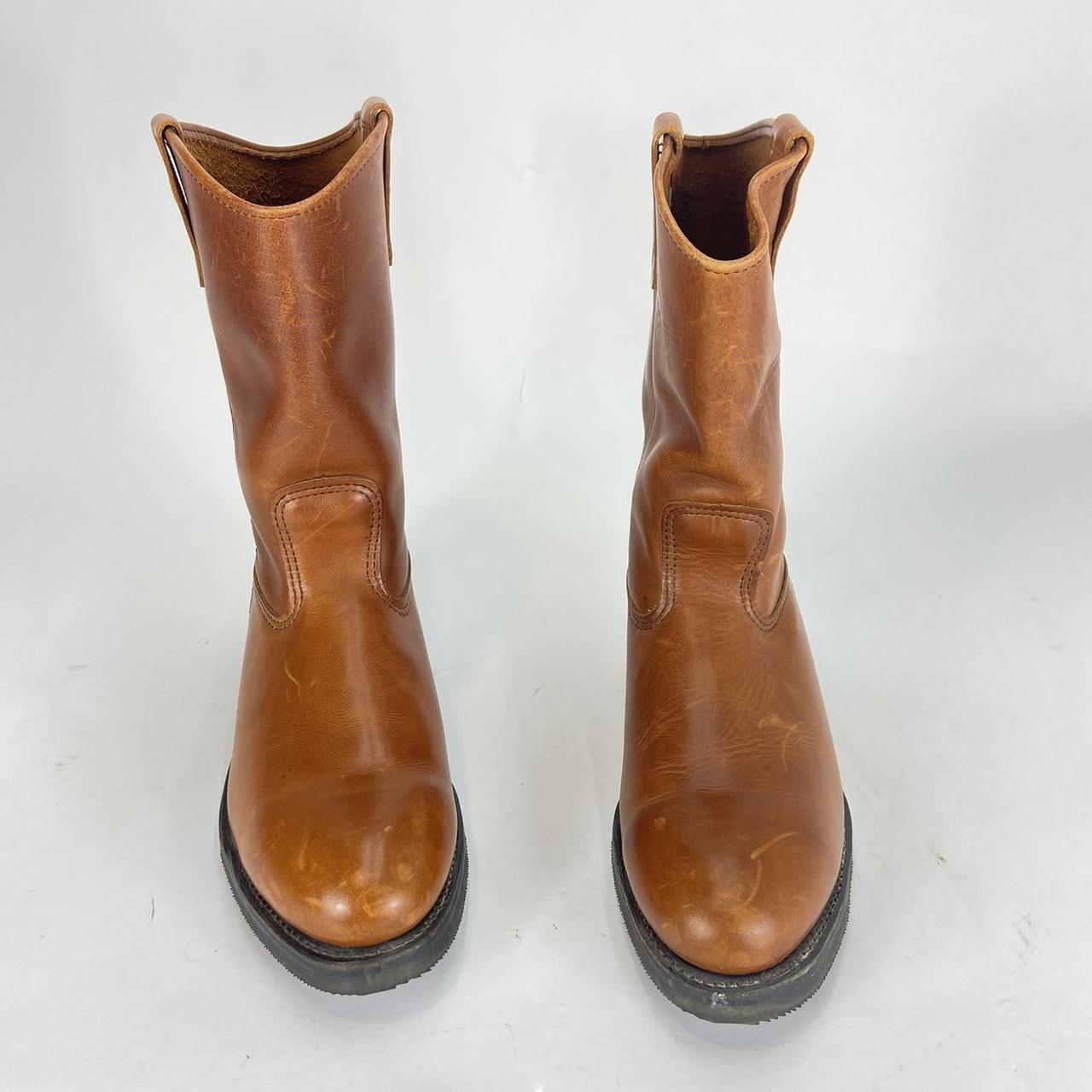 Vintage Red Wing Pecos Steel Toe Boots Size 11.5 D | Depop