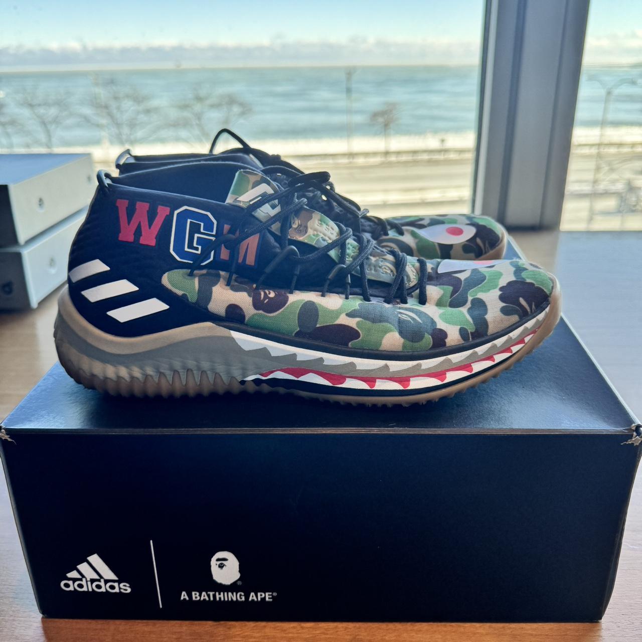 Adidas bape dame 4 on sale